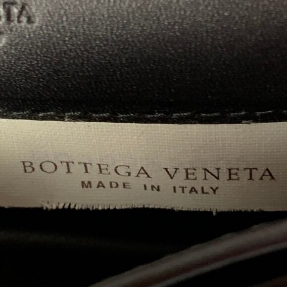 BOTTEGA VENETA Black Woven Leather Wallet - Picture 4 of 6